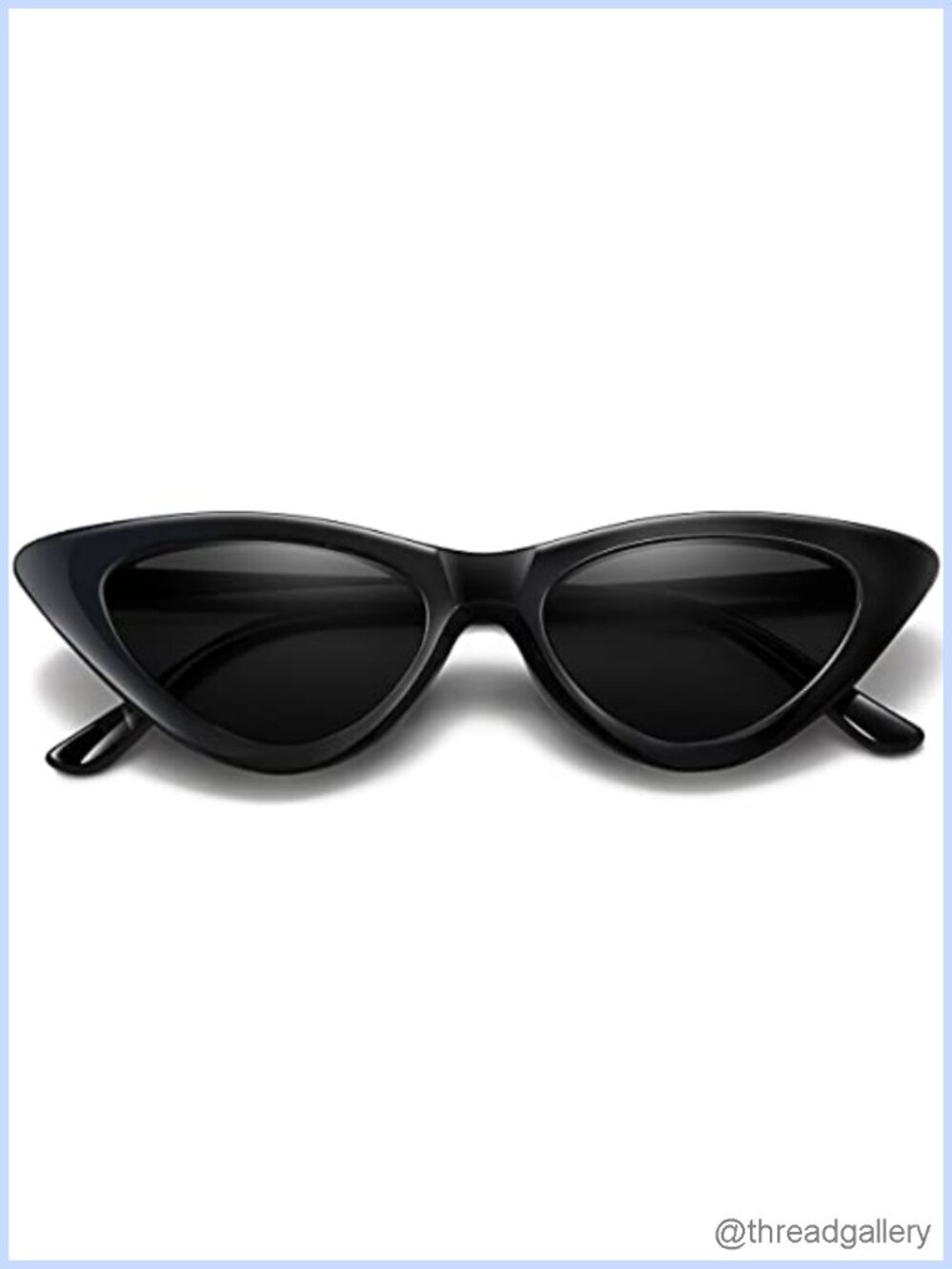 Vintage Cat Eye Sunglasses Retro Narrow UV400 Protection Sun Glasses